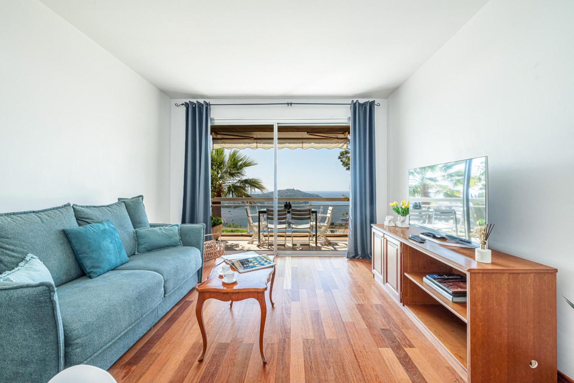 Extraordinary Sea View - 1 Bdr With Ac Lejlighed Villefranche-sur-Mer Eksteriør billede