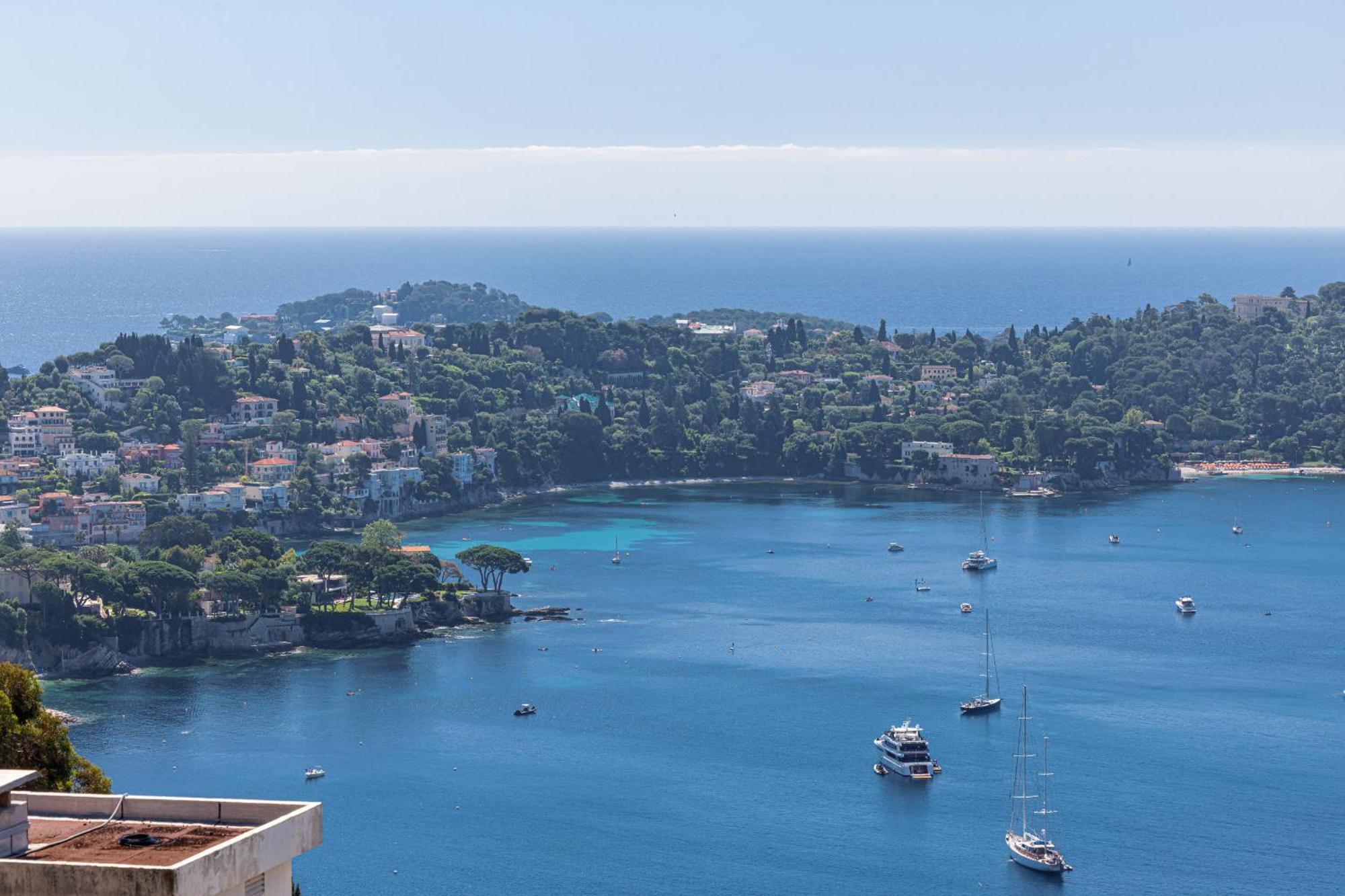 Extraordinary Sea View - 1 Bdr With Ac Lejlighed Villefranche-sur-Mer Eksteriør billede