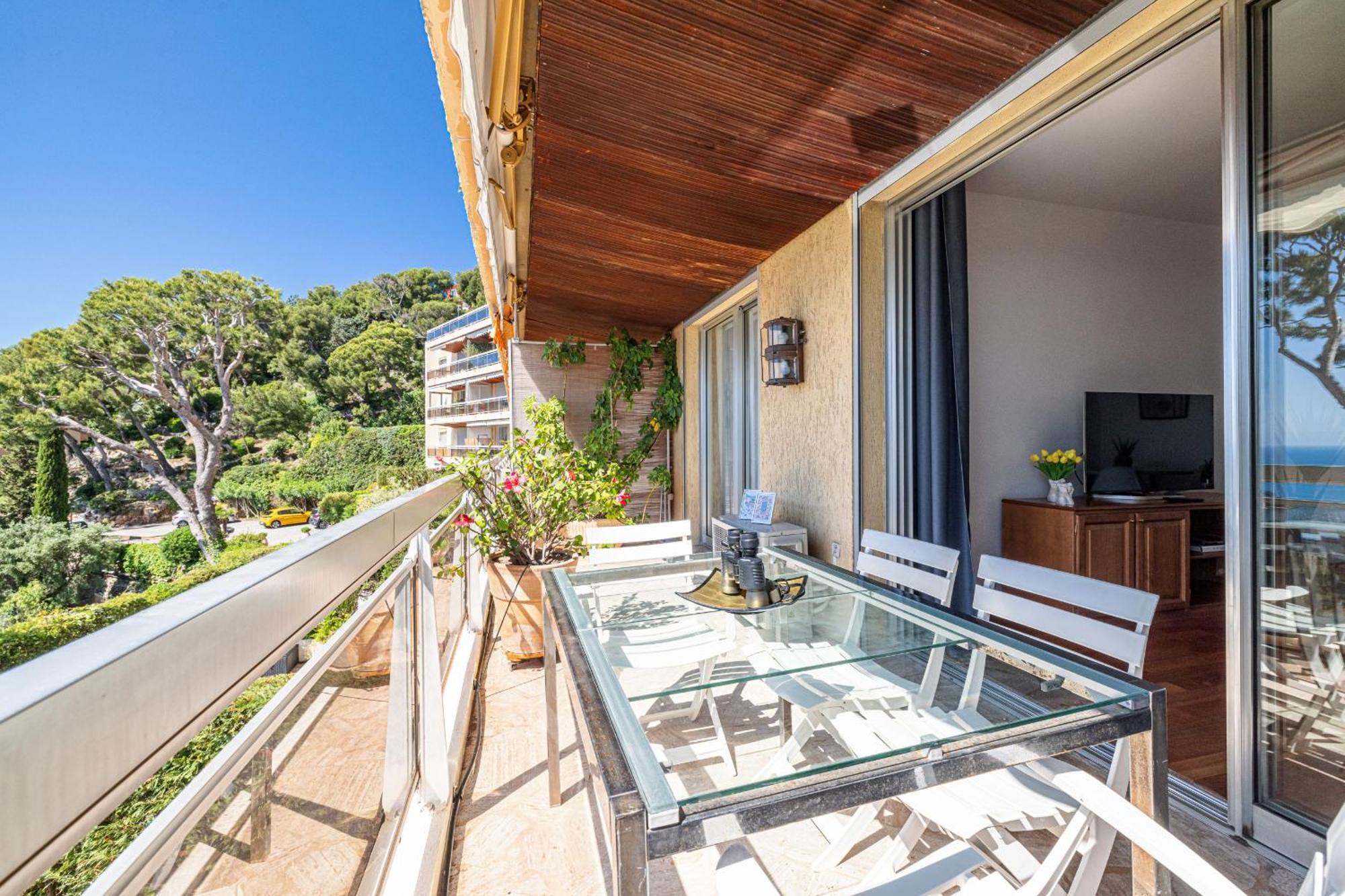 Extraordinary Sea View - 1 Bdr With Ac Lejlighed Villefranche-sur-Mer Eksteriør billede